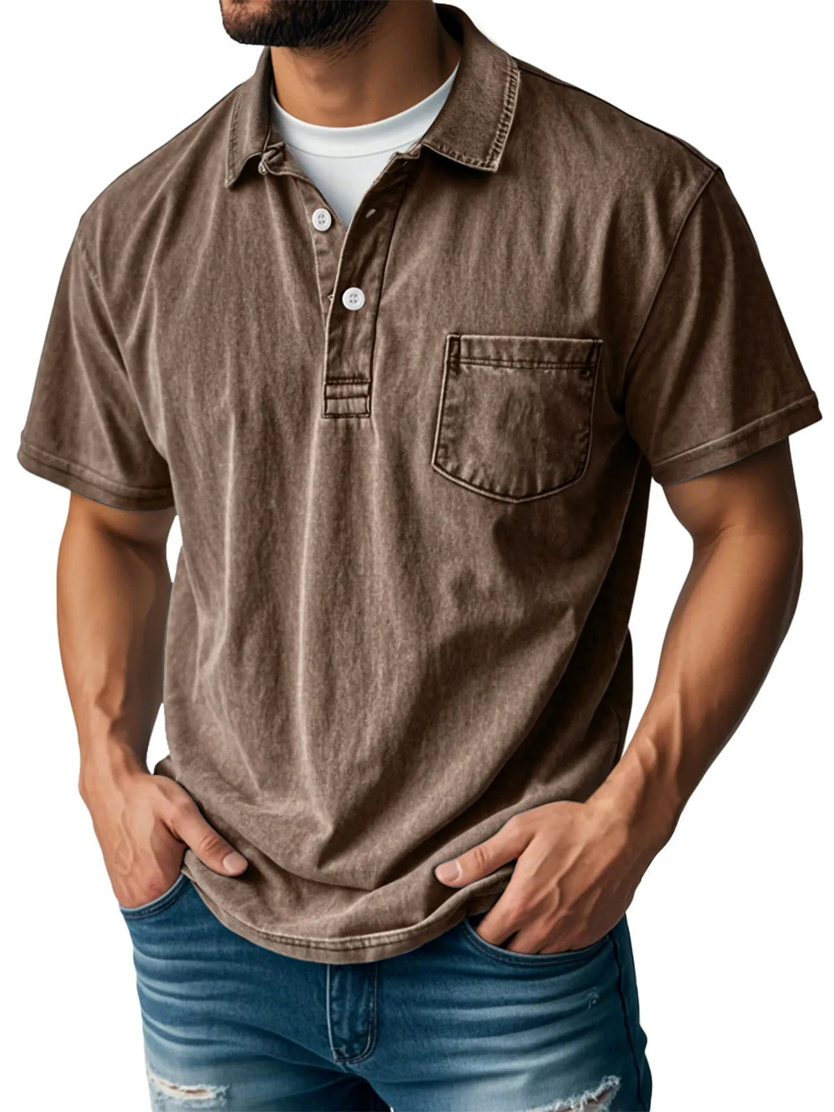Donald | Stylisches Kurzarm-Poloshirt Karolina Prague