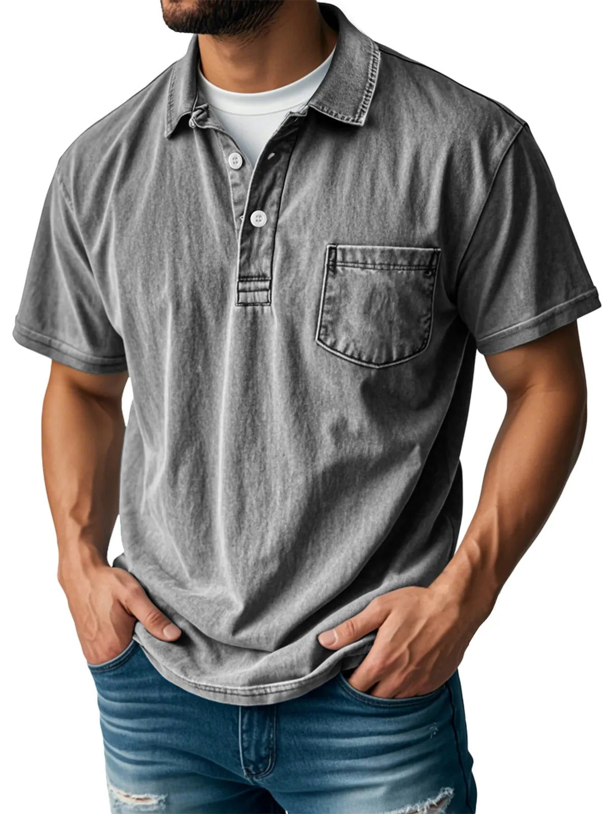 Donald | Stylisches Kurzarm-Poloshirt Karolina Prague