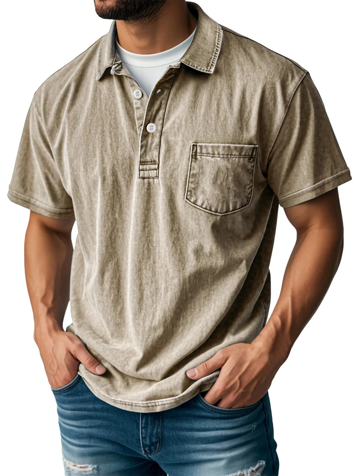 Donald | Stylisches Kurzarm-Poloshirt Karolina Prague