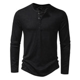 Walt | Langarmshirt mit Knopfleiste Karolina Prague