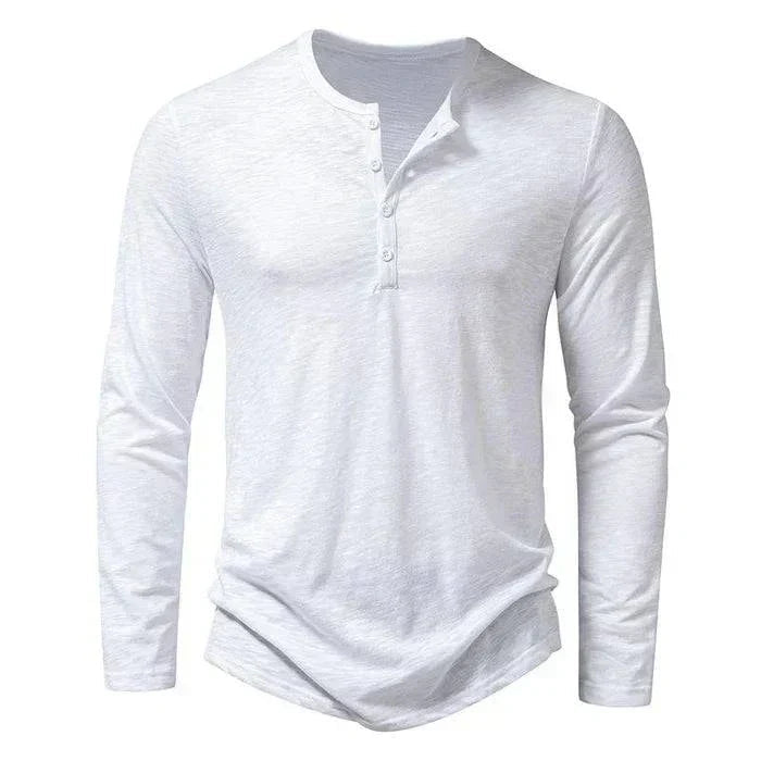 Walt | Langarmshirt mit Knopfleiste Karolina Prague