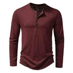 Walt | Langarmshirt mit Knopfleiste Karolina Prague