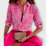 Camila – Sofisticirana Geometrijska Bluza Karolina Prague